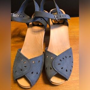 Swedish Hasbeens Toffel Sandals Clogs. Size EU 40. US 9.